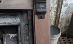 Un restored slate fireplace (3)